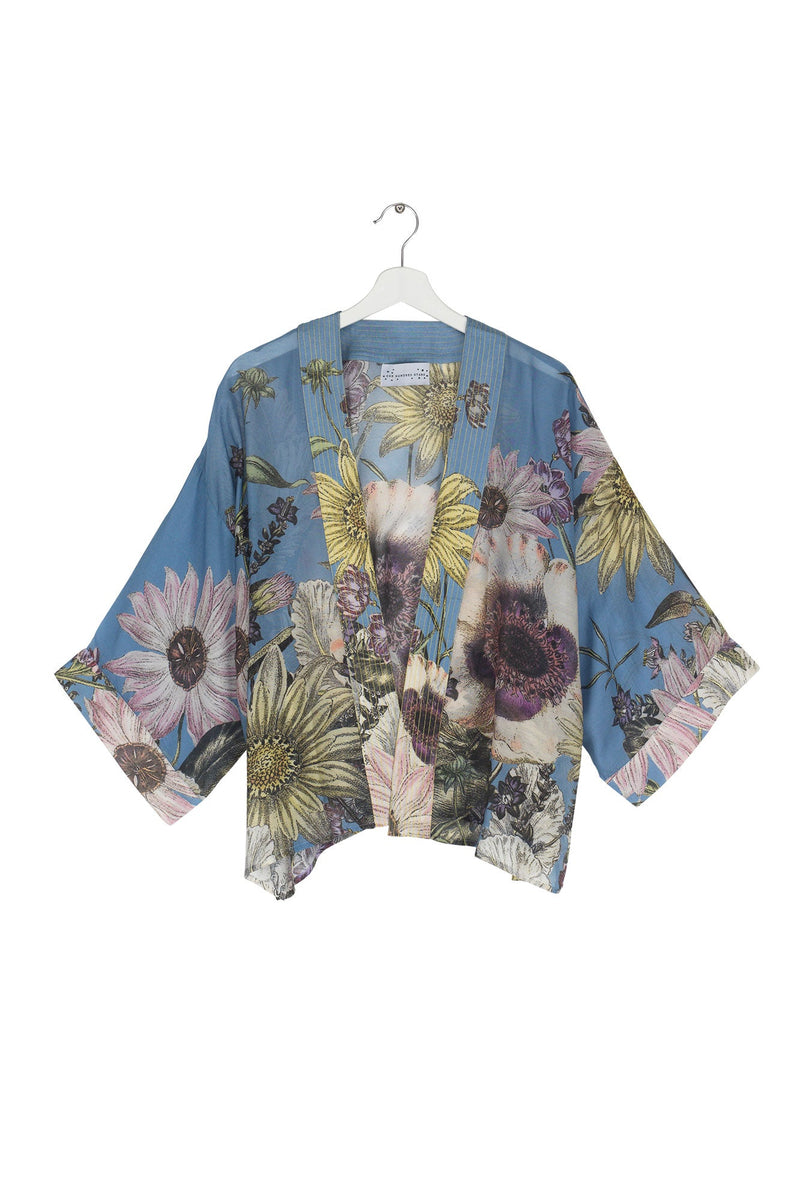 One Hundred Stars Daisy Cornflower Blue Kimono