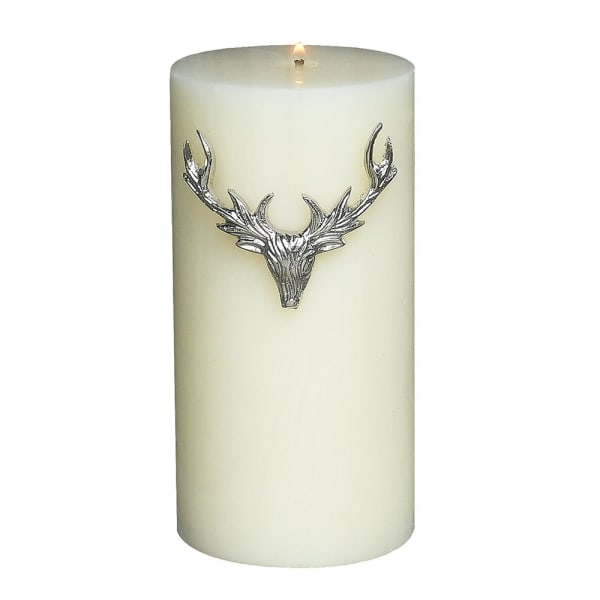 Candle Pin Silver Stag