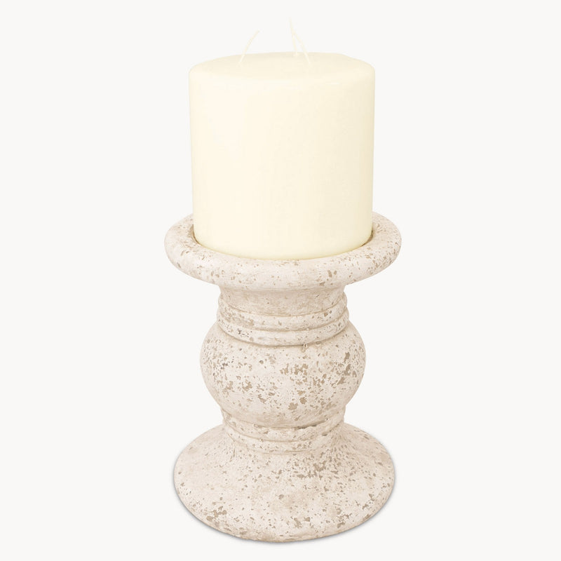 Stone Candlestick Holder